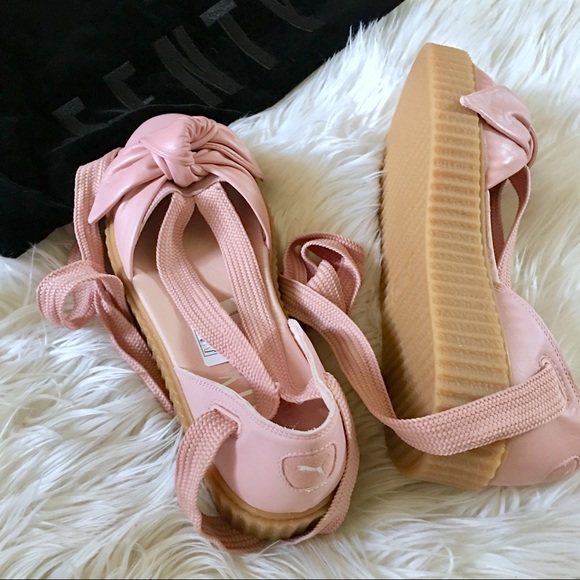 SOLD!!!! Fenty by Rihanna Lace Up Bow Creepers - Picture 6 of 8